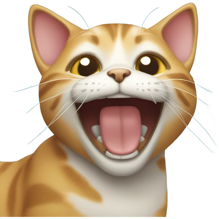 Cat laughing  emoji