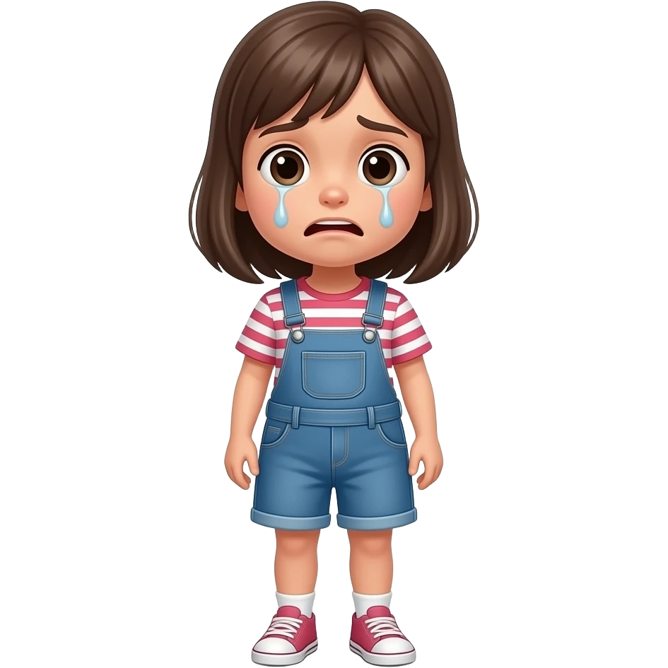 niña asustada todo el cuerpo emoji