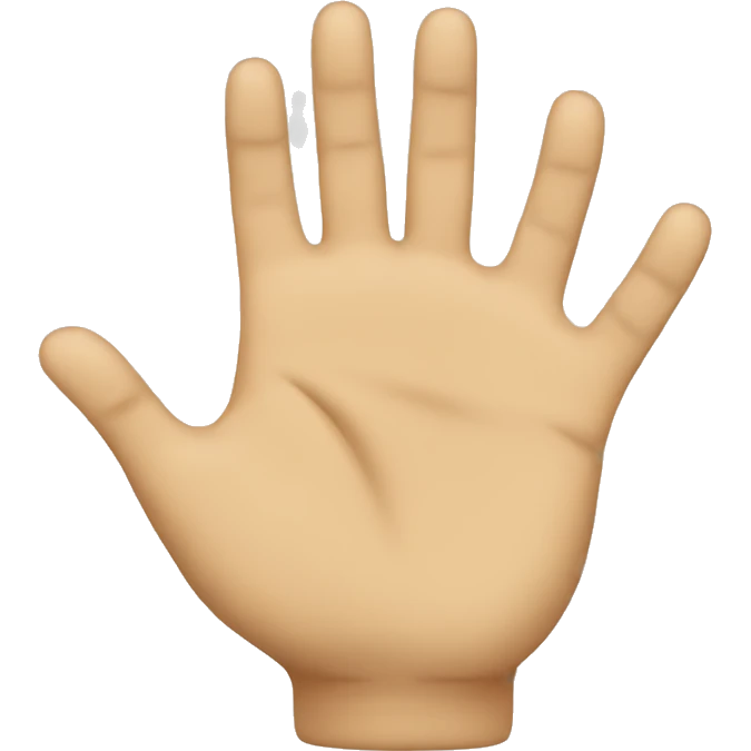 Hand emoji face facing down emoji