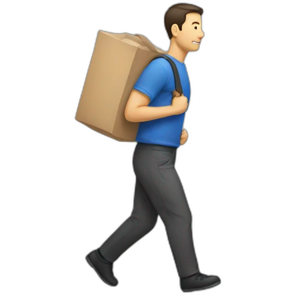 Carrying man emoji