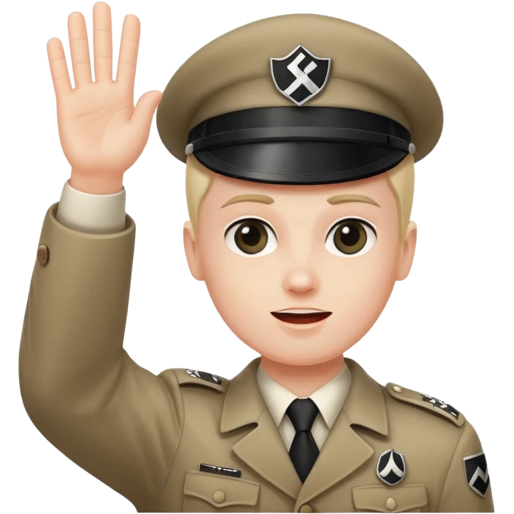 Nazi salute emoji