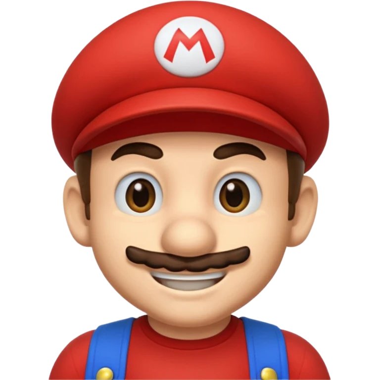 Super mario make the shirt red emoji