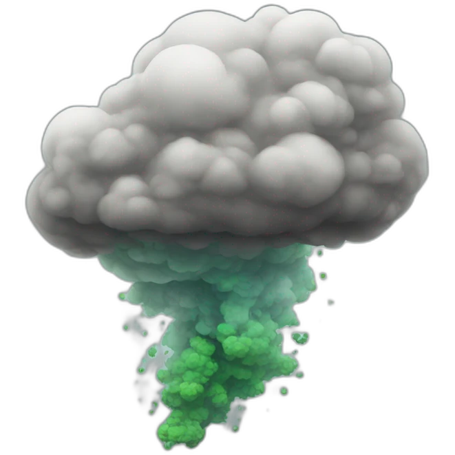 pollution cloud emoji