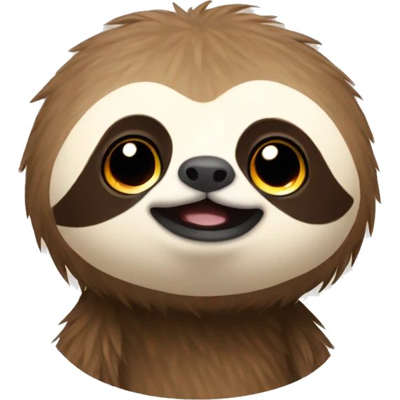 A cute sloth emoji