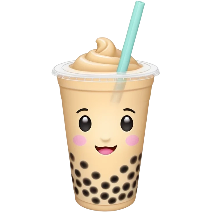 quiero un emoji de un bubble tea aesthetic emoji
