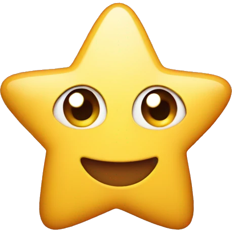 Cute star emoji