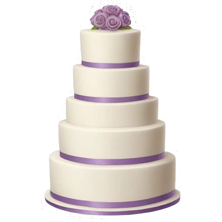 Wedding cake emoji