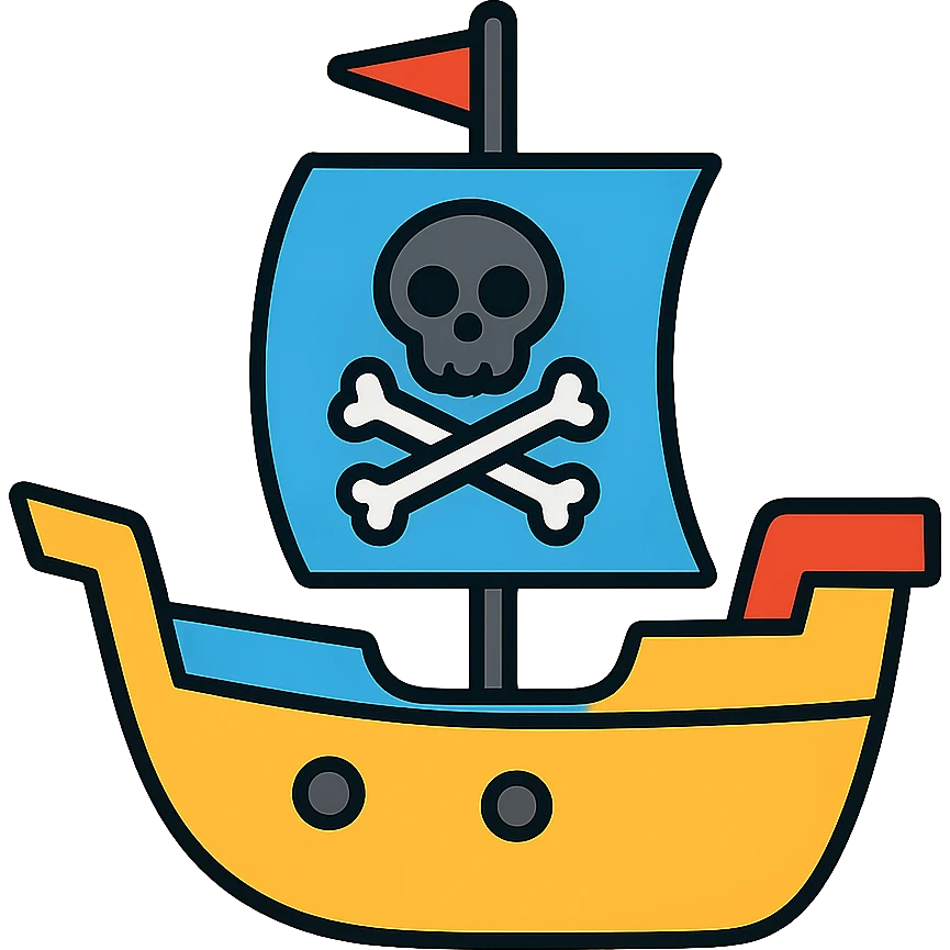 pirate ship emoji