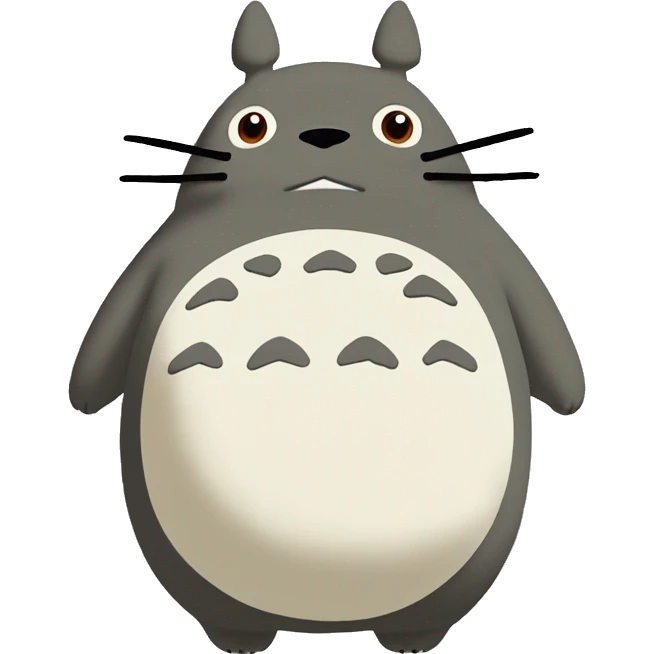 Totoro the main character of the movie of the Studio Ghibli “My Neighbor Totoro” emoji