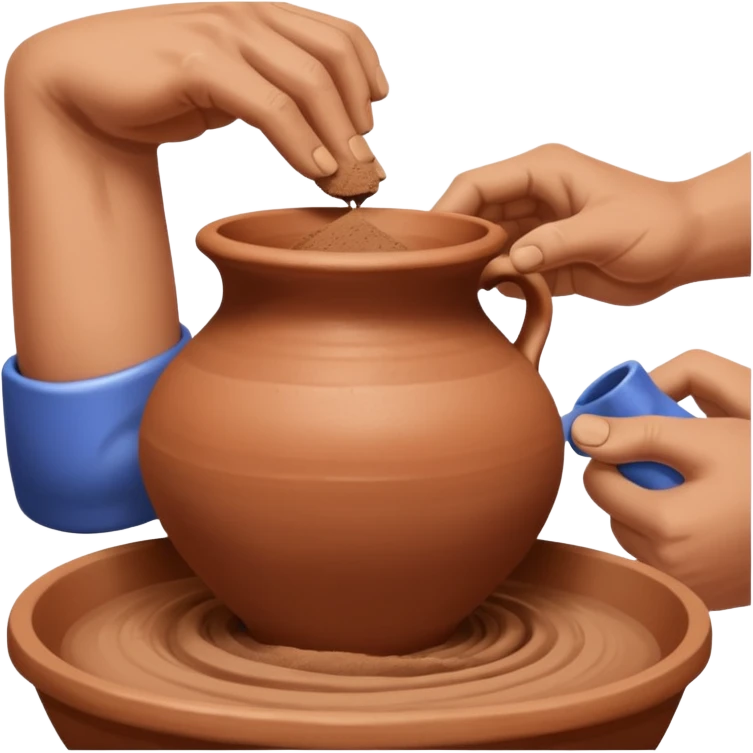 Pottery Workshop Hand emoji