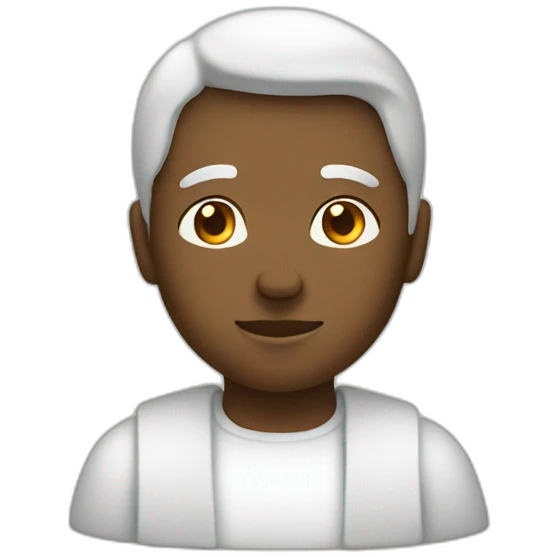 person at peace and fuffiled emoji