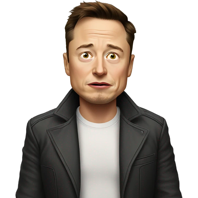 crying elon musk emoji