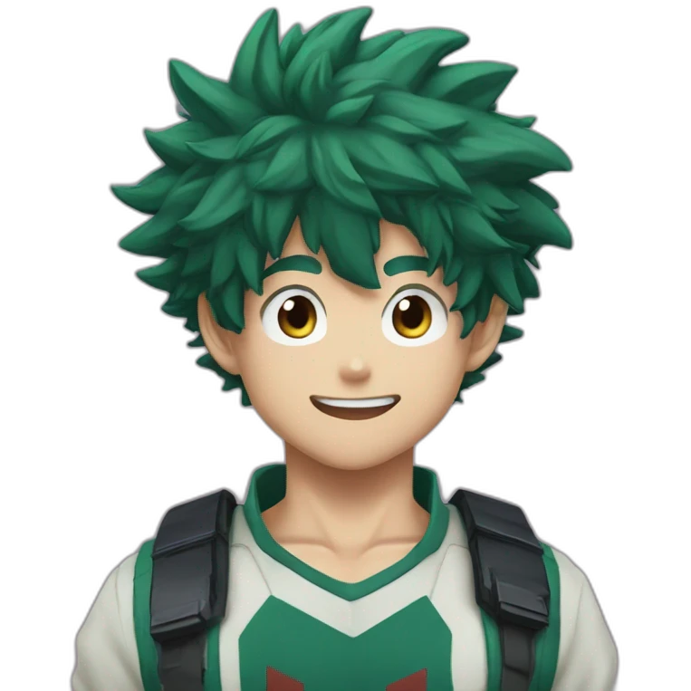 My hero academia deku emoji