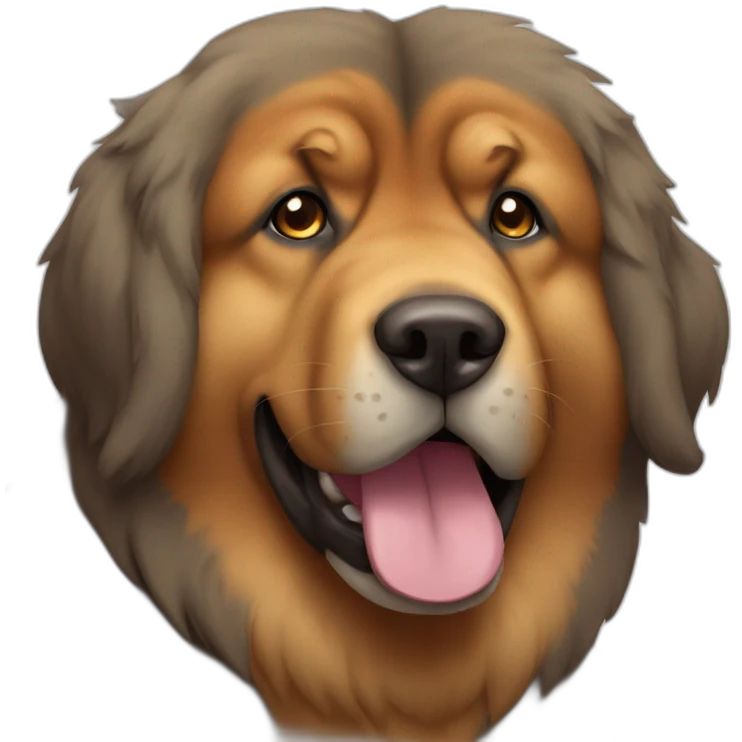Tibetan mastiff emoji
