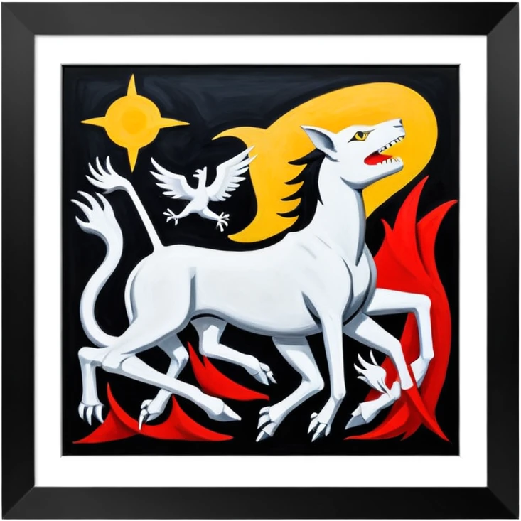 Guernica in painting frame
















 emoji