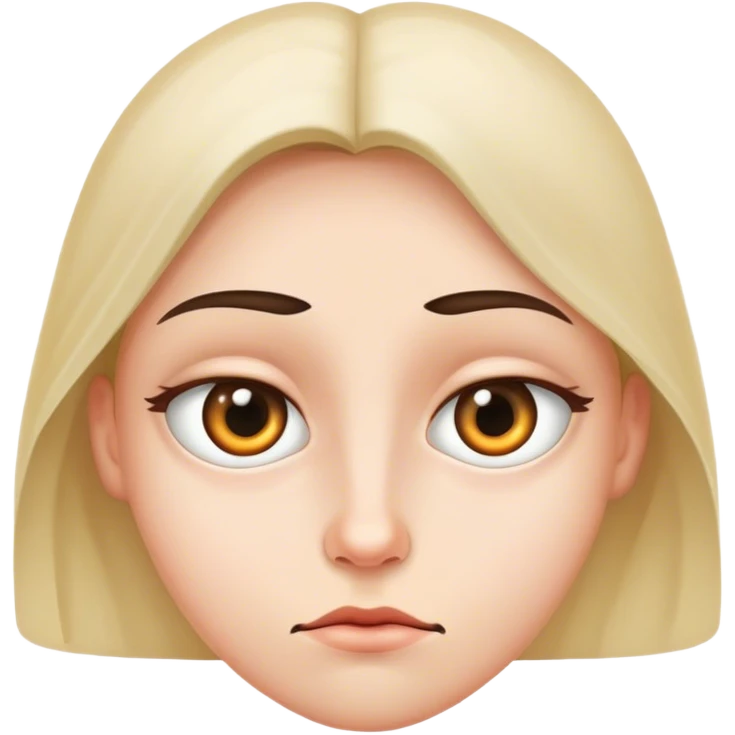 Suspicious eyes emoji