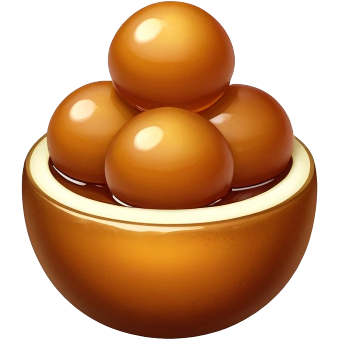 Gulab jamun emoji
