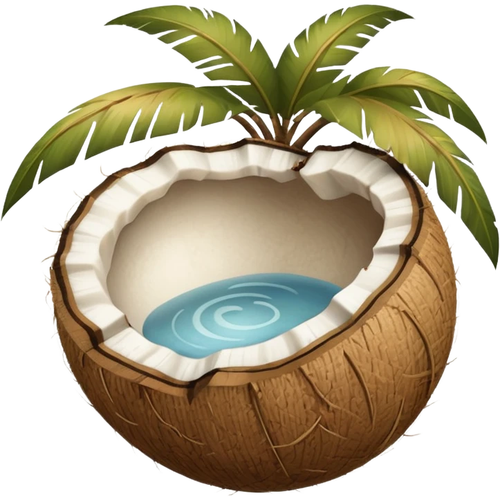 Beige Coconut aesthetic  emoji