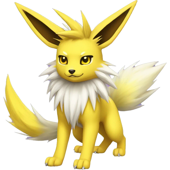 Jolteon-Renamon full body emoji