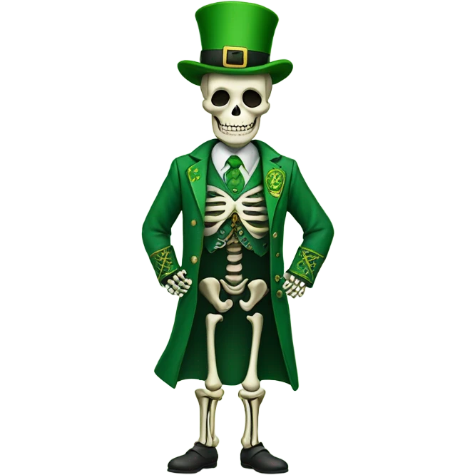 Irish skeleton  emoji