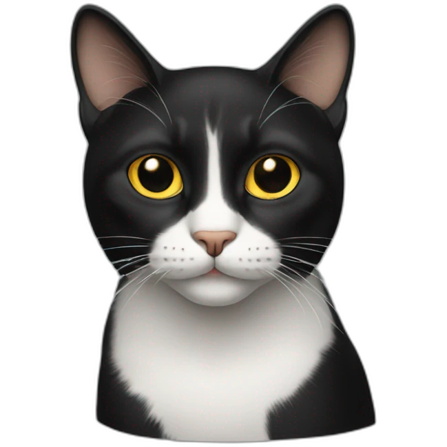 Cat black emoji