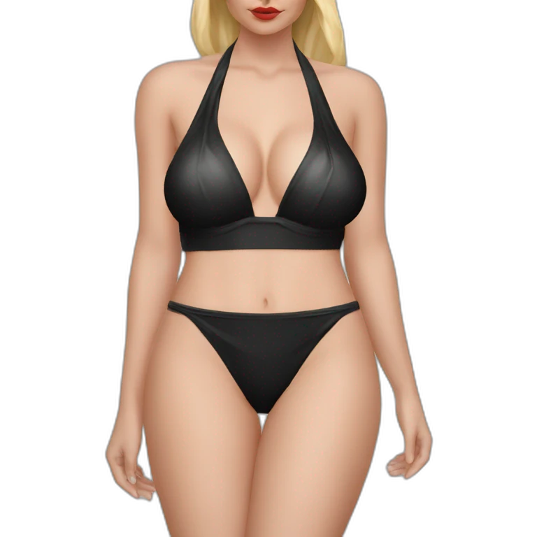 Sexy darth Vader bikini emoji
