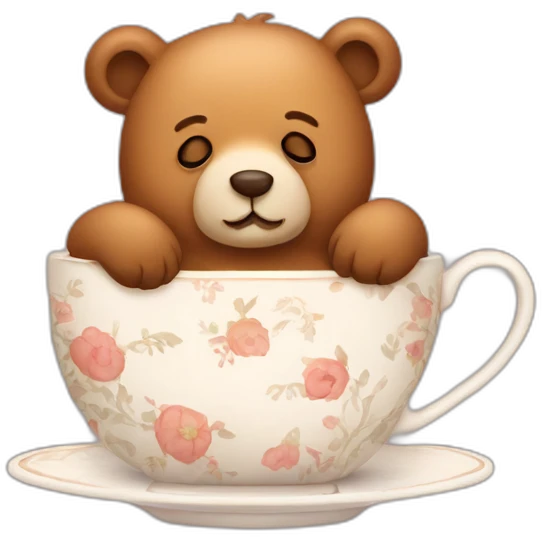 sleepytime tea bear emoji