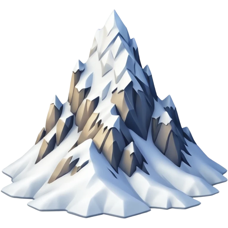 snowy mountain emoji