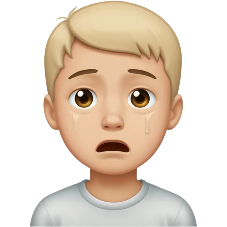 Niño llorando emoji