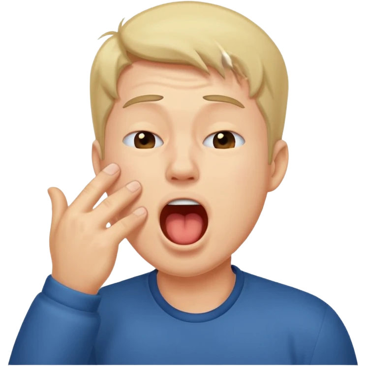 yawning man emoji