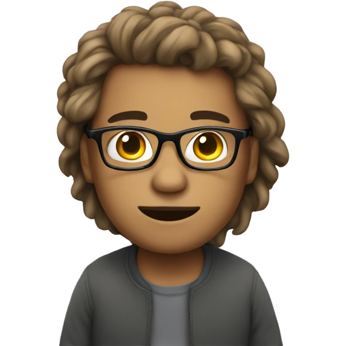 Me wearing glasses emoji