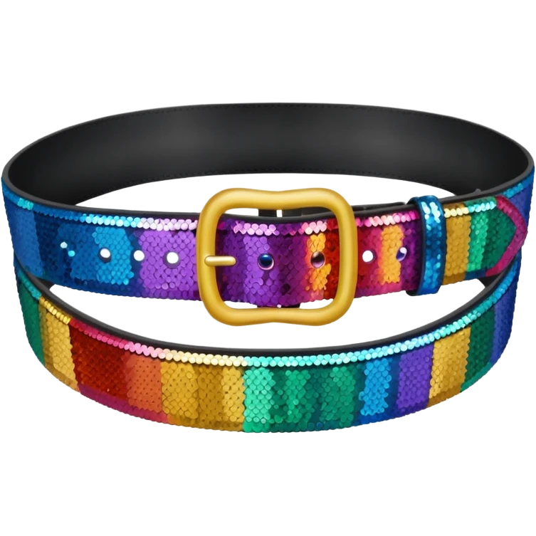 Sequin belt emoji