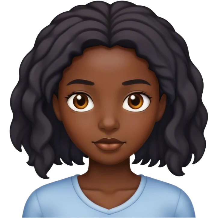 Black girl  emoji