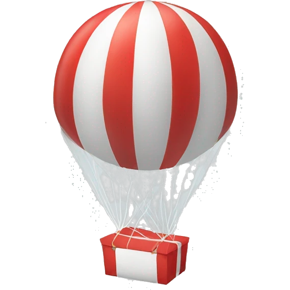 red white airdrop emoji