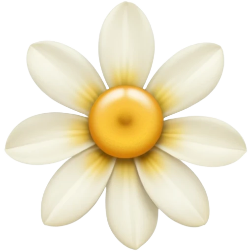 Creamy color flower aesthetic  emoji