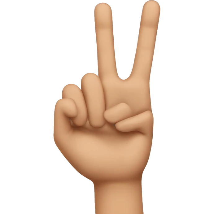Hopefully fingers emoji