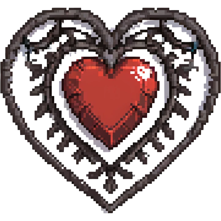 black gothic heart, ornate, dark, elegant emoji