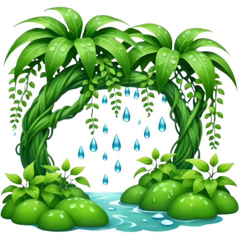 humid weather landskape imag humid more humid add draps falling emoji