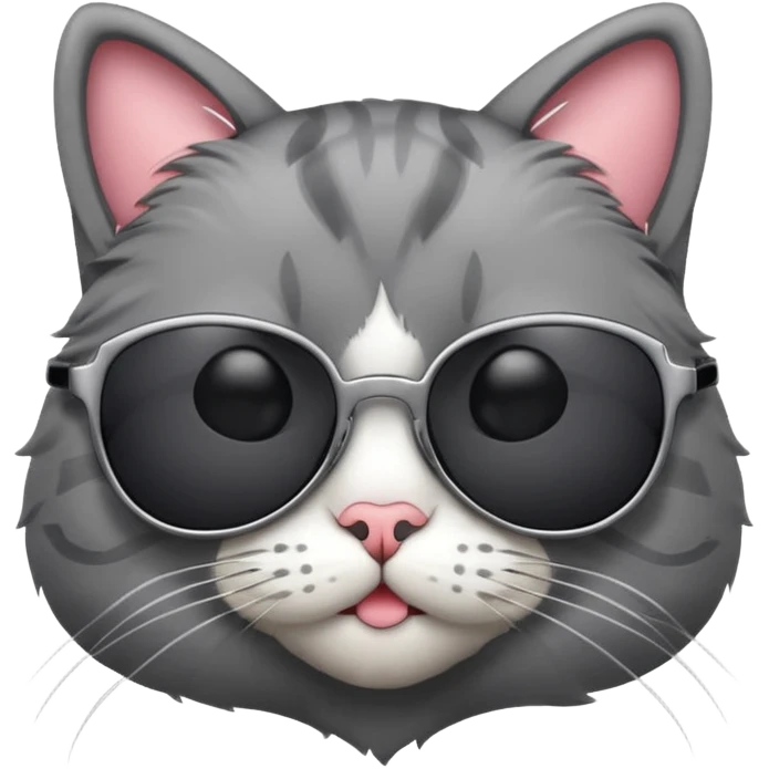 Cat wearing sunglasses emoji