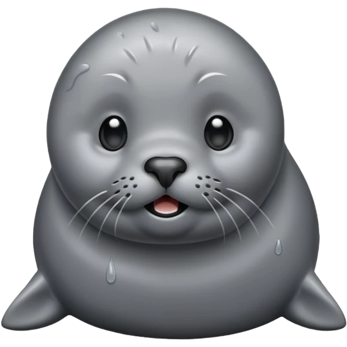 sad seal barking emoji