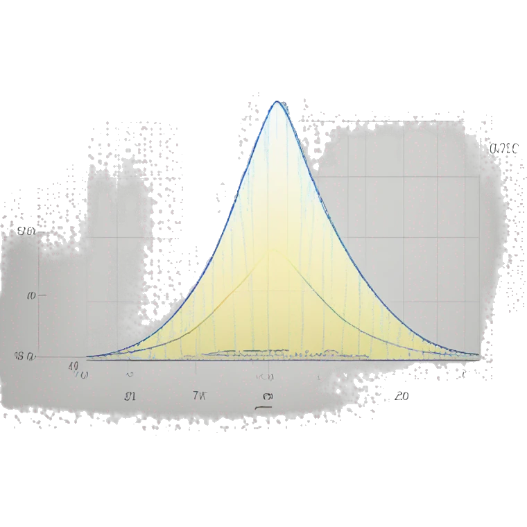 Normal distribution matplotlib emoji