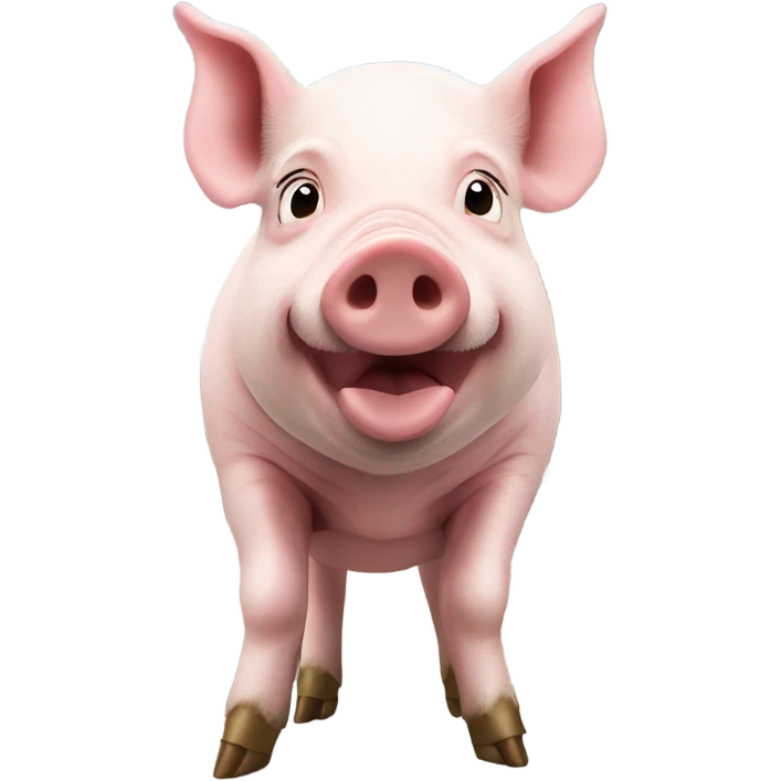 Pig in London emoji