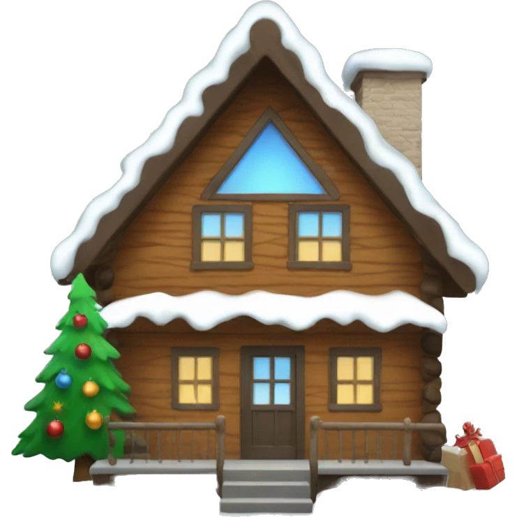 Christmas Cabin emoji