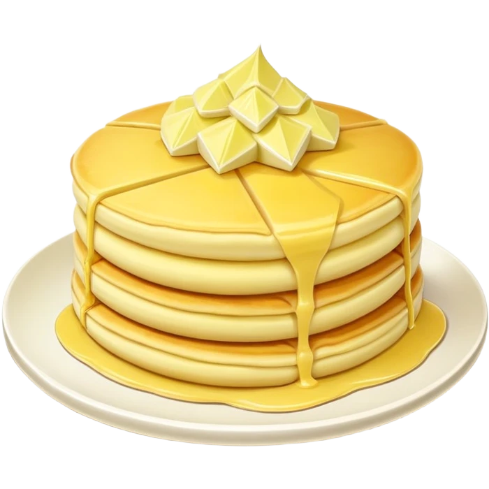 Chinese durian pancake, yellow pastry with cream filling emoji