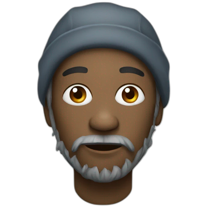 Homeless emoji