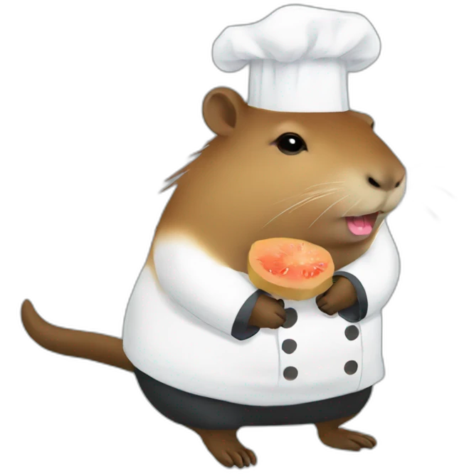capybara doing a chef kiss emoji