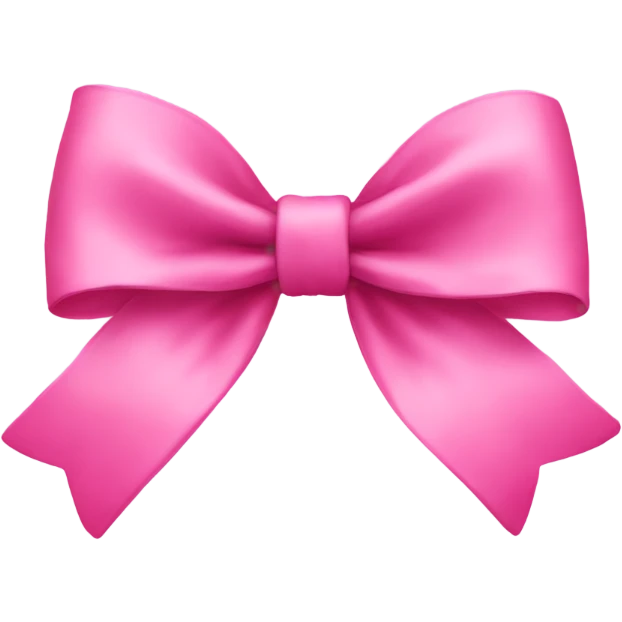 Pink bow  emoji