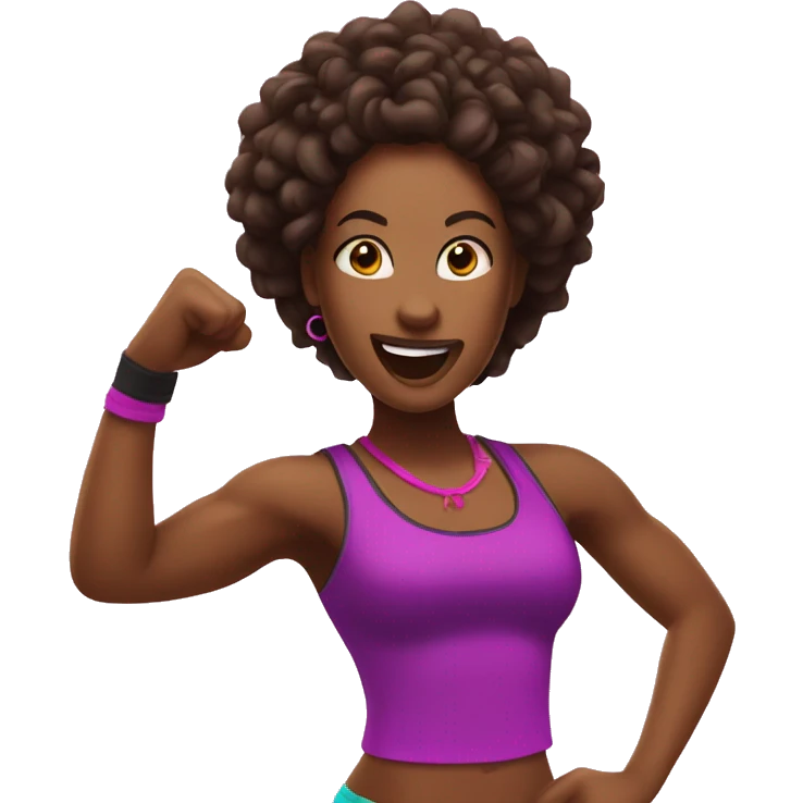 Zumba fitness emoji