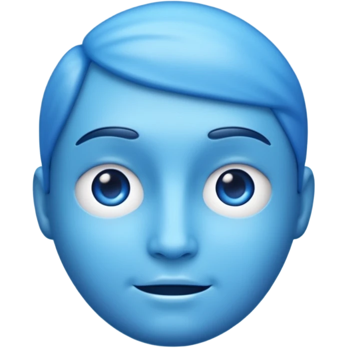 oohh blue face emoji emoji