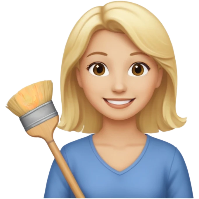 lady sweeping dust emoji